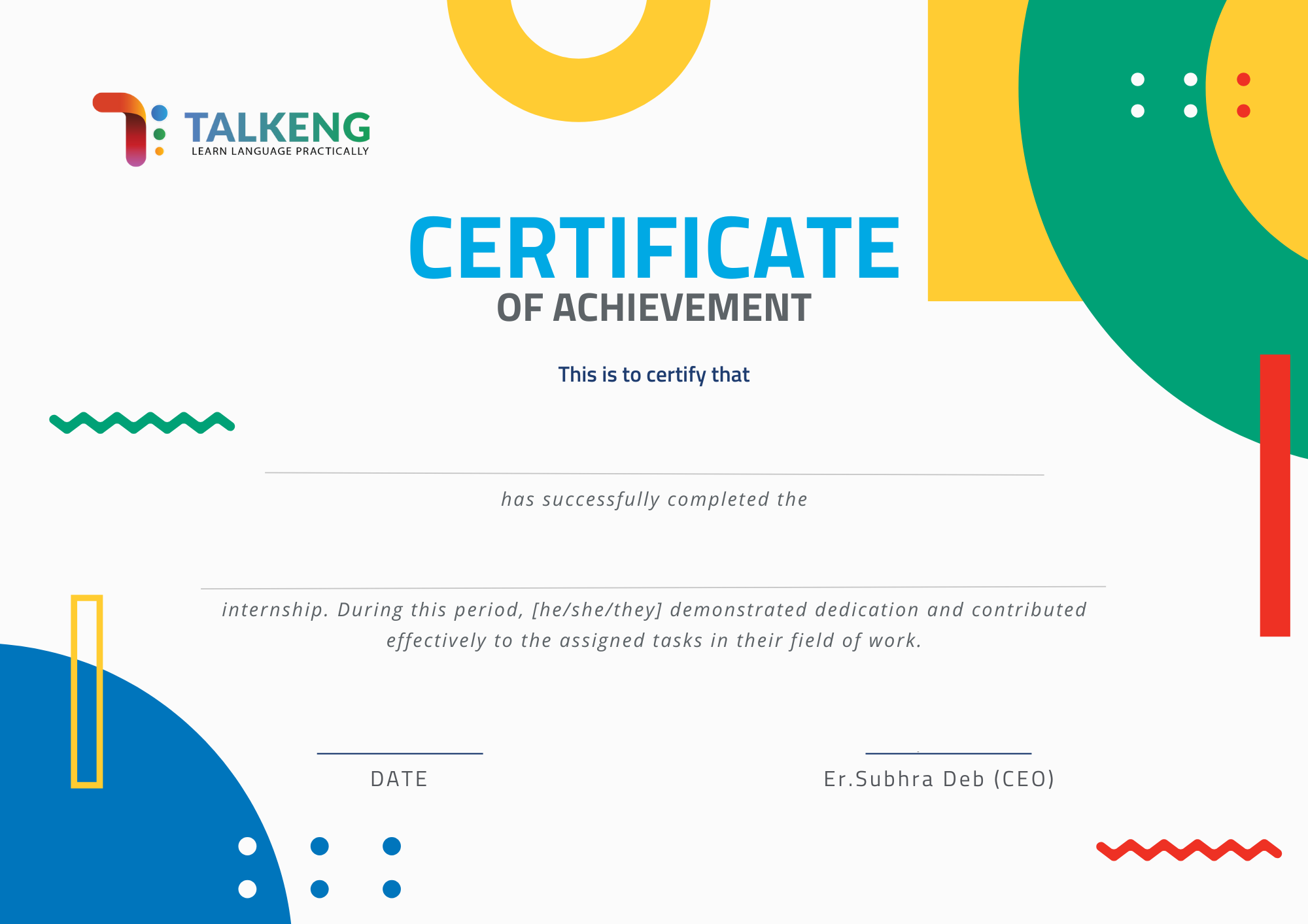 Certificate 1