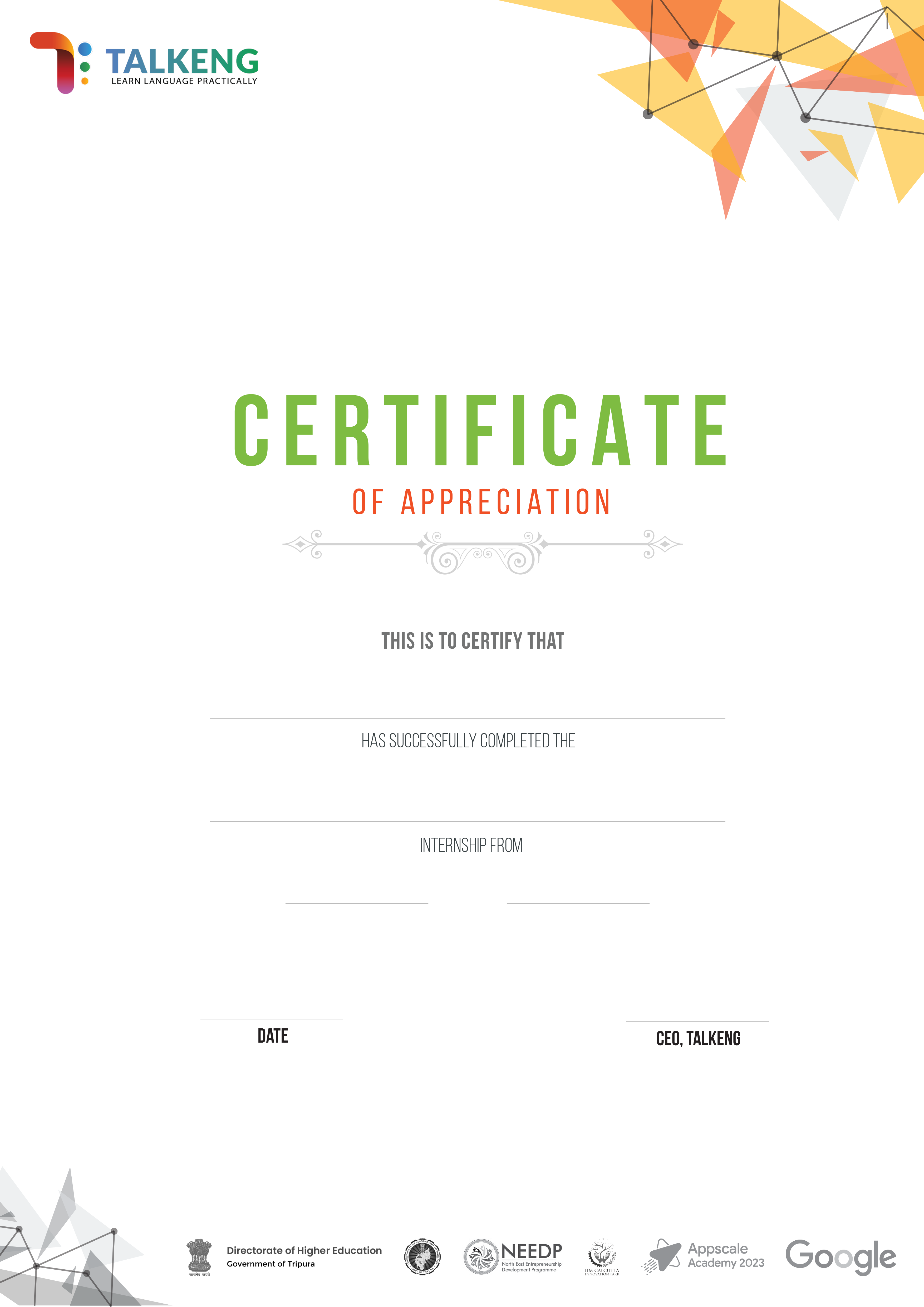 Certificate 3